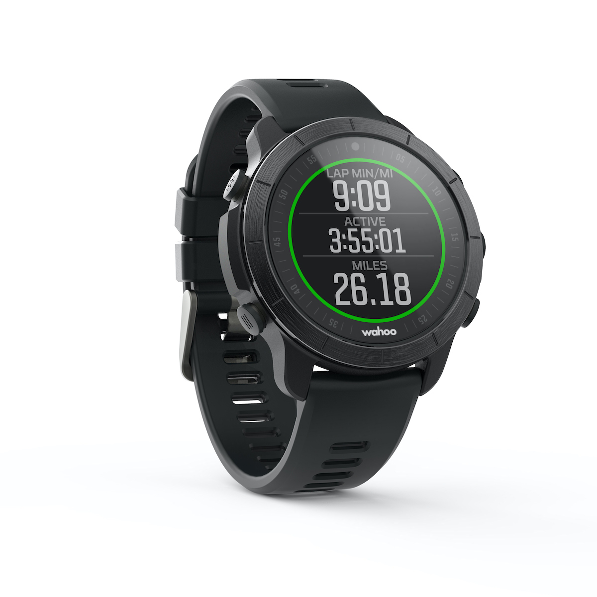 Wahoo_ELEMNT-RIVAL-Stealth-Grey_WF140BK_FrontRight_WorkoutRunning